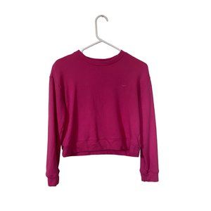 Juicy Couture Women's Crewneck Pink Cropped Sweatshirt XS